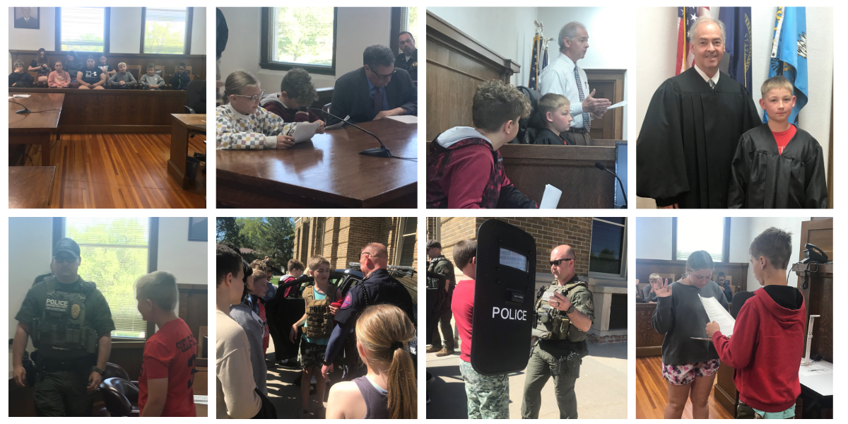 Students Hold Mock Trial at Webster County Courthouse